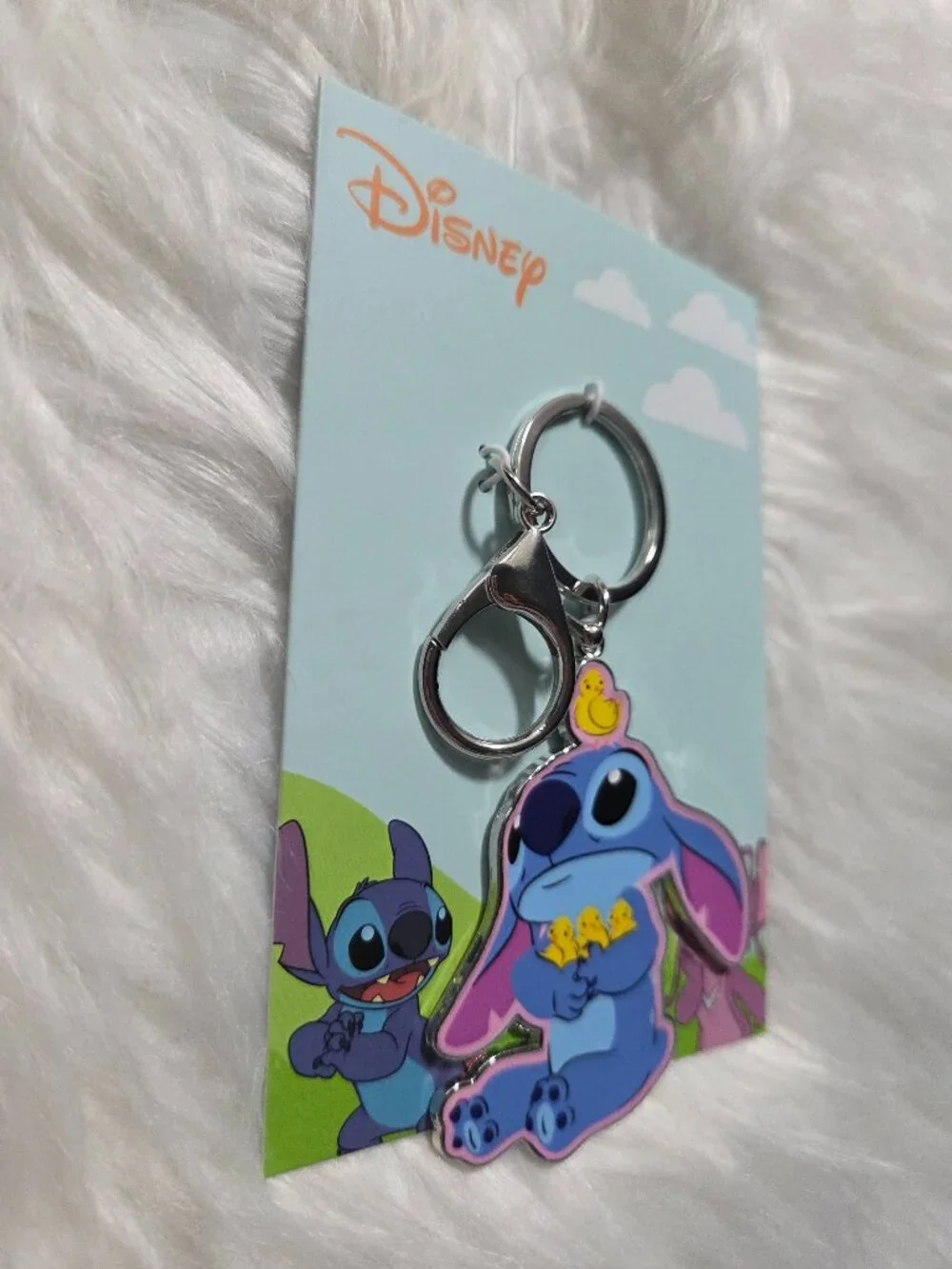Disney Stitch with Chicks Keychain